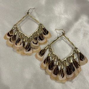 Kendra Scott feather earrings